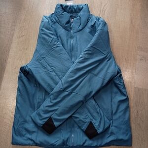 NWT Men's Teal Blue Lightweight Zip Jacket